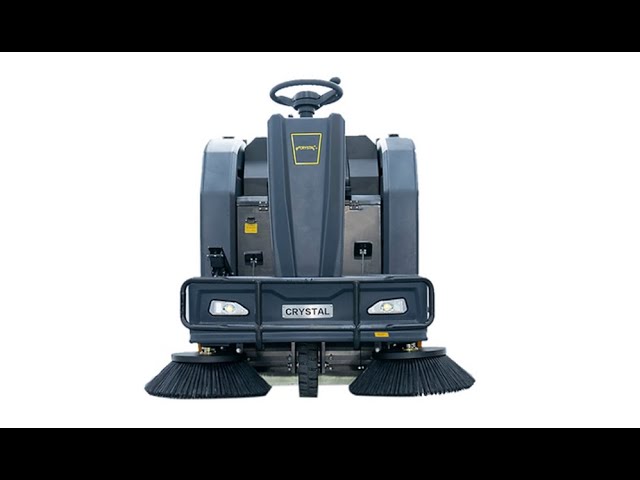 53" Ride-On Floor Sweeper, 32 Gal 48V 4*80Ah, CSR53